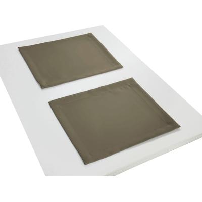 Platzset WIRTH "NEWBURY" Gr. 1, braun (schlamm), B:35cm L:40cm, Obermaterial: 67% Polyester, 33% Baumwolle, Platzsets Image