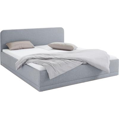 Polsterbett, grau, B:170cm L:210cm, Bezug Bett: wahlweise Microfaser (100% Polyester), Strukturstoff (77% Polyester, 23% Viskose) oder Kunstleder, Bonnell-Federkernmatratze: Mischgewebe (51% Polyprophlen, 39% Polyester, 10% Baumwolle),... Image