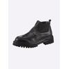 Stiefelette HEINE, Damen, Gr. 35, schwarz, Leder, Glattleder, modisch, Schuhe