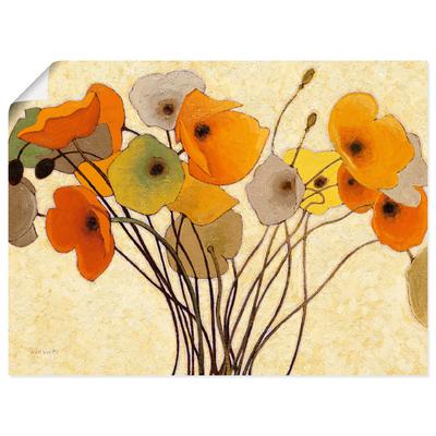 Wandbild ARTLAND "Kürbismohn I", orange (farbe bild(er): orange), B:60cm H:45cm, Papier, Bilder, als Leinwandbild, Poster, Wandaufkleber in verschied. Größen Image