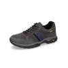 Schnürschuh CAMEL ACTIVE, Herren, Gr. 41, asphalt, blau, Leder, Basic, Schuhe, Sneaker, Freizeitschuh mit robuster Trekkingsohle