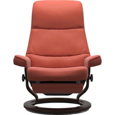 Relaxsessel STRESSLESS "View", henna batick, B:79cm H:109cm T:77cm, Leder BATICK: BATICK ist ein leicht korrigiertes, durchgefärbtes und genarbtes Möbelleder, bei dem die meisten Unebenheiten und Spuren in der Regel entfernt wurden., Leder PALOMA:... Image