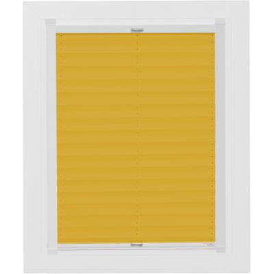 Dachfensterplissee SUNLINES "Young Style Energy Saving", gelb (senfgelb, weiß), B:61cm H:136,10cm, Obermaterial: 100% Polyester, Plissees, mit Energiespareffekt, mit Führungsschienen Image