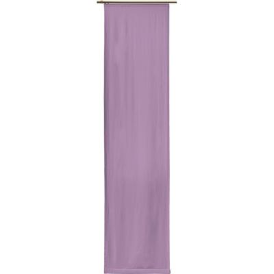 Schiebegardine WIRTH "Newbury" Gr. 2, lila (flieder), B:57cm H:175cm, Jacquard, Baumwolle, Polyester, Gardinen, Ohne Befestigungszubehör, Breite: 57 cm Image