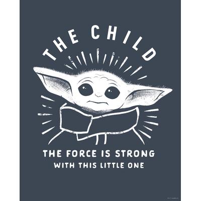 Bild KOMAR "Mandalorian The Child Iconic", bunt (farbe bild(er): bunt), B:40cm H:50cm, Papier, Holz, Bilder, Wandbild zur Dekoration im Kinderzimmer - ohne Rahmen Image