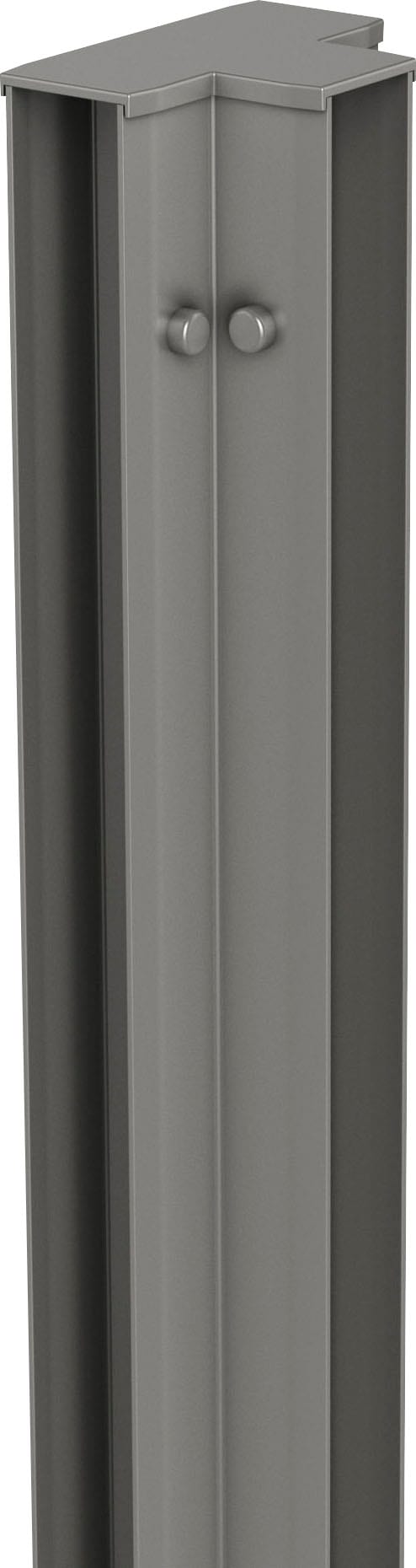 Profil BIOHORT, grau (quarzgrau, metallic), B:105cm H:45cm L:72cm, Aluminium, Profile, Alu-T-Profil für Hochbeet DaVinci MINI Image