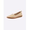 Slipper ANDREA CONTI, Damen, Gr. 36, beige (creme), Leder, Rindsleder, Rindsleder, modisch, Schuhe