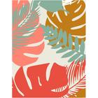 Bild KOMAR "Winter Tropics Black Panther Plants", bunt (farbe bild(er): bunt), B:40cm H:50cm, Papier, Holz, Bilder, Wandbild zur Dekoration im Kinderzimmer - ohne Rahmen