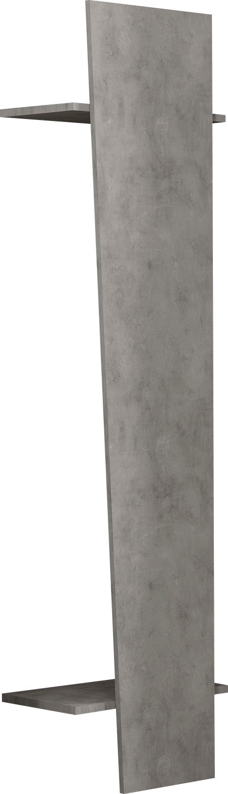 Garderobenpaneel HOME AFFAIRE "Ping", grau (beton matt), B:40cm H:200cm T:30cm, Holzwerkstoff, Garderobenpaneele, Garderobenpaneel