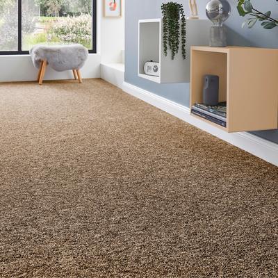 Teppichboden ANDIAMO "Matz, Schlinge, Made in Belgium", braun (dunkelbraun), B:400cm H:6mm L:700cm, Kunstfaser, Teppiche, meliert, Breite 400 cm oder 500 cm, strapazierfähig & pflegeleicht Image