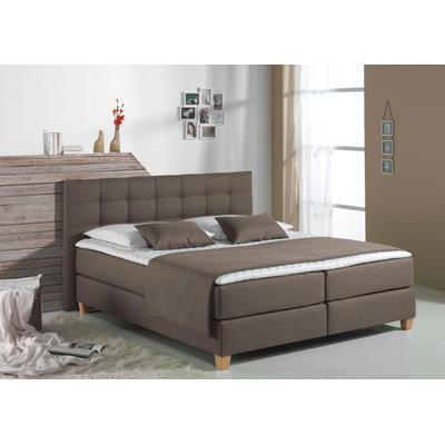 Dekokissen HOME AFFAIRE "Tommy", Kinder, Gr. B/L: 80cm x 230cm, 3 St., braun (hellbraun, unifarben), Polyester, unifarben, Dekokissen_Sitzkissen_Kissenhüllen, Kissen-Plaidset für »Tommy« Boxspringbett Image