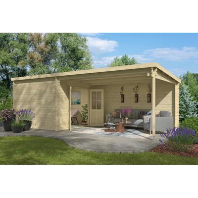 Montagezubehör NORDIC HOLZ "ST LOUIS Bausatz", beige (natur), Holz teilmassiv, Beschläge, Bausatz zum verlegen der Tür Image
