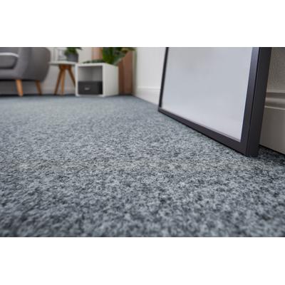 Teppichboden ANDIAMO "Invita, Nadelvlies, Made in Belgium", grau (stahl), B:400cm H:5mm L:1500cm, Kunstfaser, Teppiche, melierte Optik, Breite 200 cm oder 400 cm, robust & strapazierfähig Image