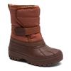 Winterstiefel BISGAARD "pacson", Kinder, Gr. 31, orange (terracotta), Textil, Synthetik, sportlich, Schuhe, Klettstiefel mit Lammwolle, Größenschablone zum Download