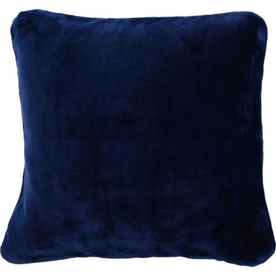 Dekokissen GÖZZE "Premium Cashmere-Feeling Kissen", blau (marine, unifarben), B:50cm H:10cm L:50cm, Polyester, Dekokissen_Sitzkissen_Kissenhüllen, 50x50cm,passend zur Premium Cashmere-Feeling Decke,Kissenhülle&Füllung Image