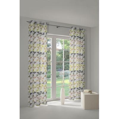 Vorhang WIRTH "Berlare" Gr. 3, grün, B:132cm H:225cm, Jacquard, Baumwolle, Polyester, Gardinen Image