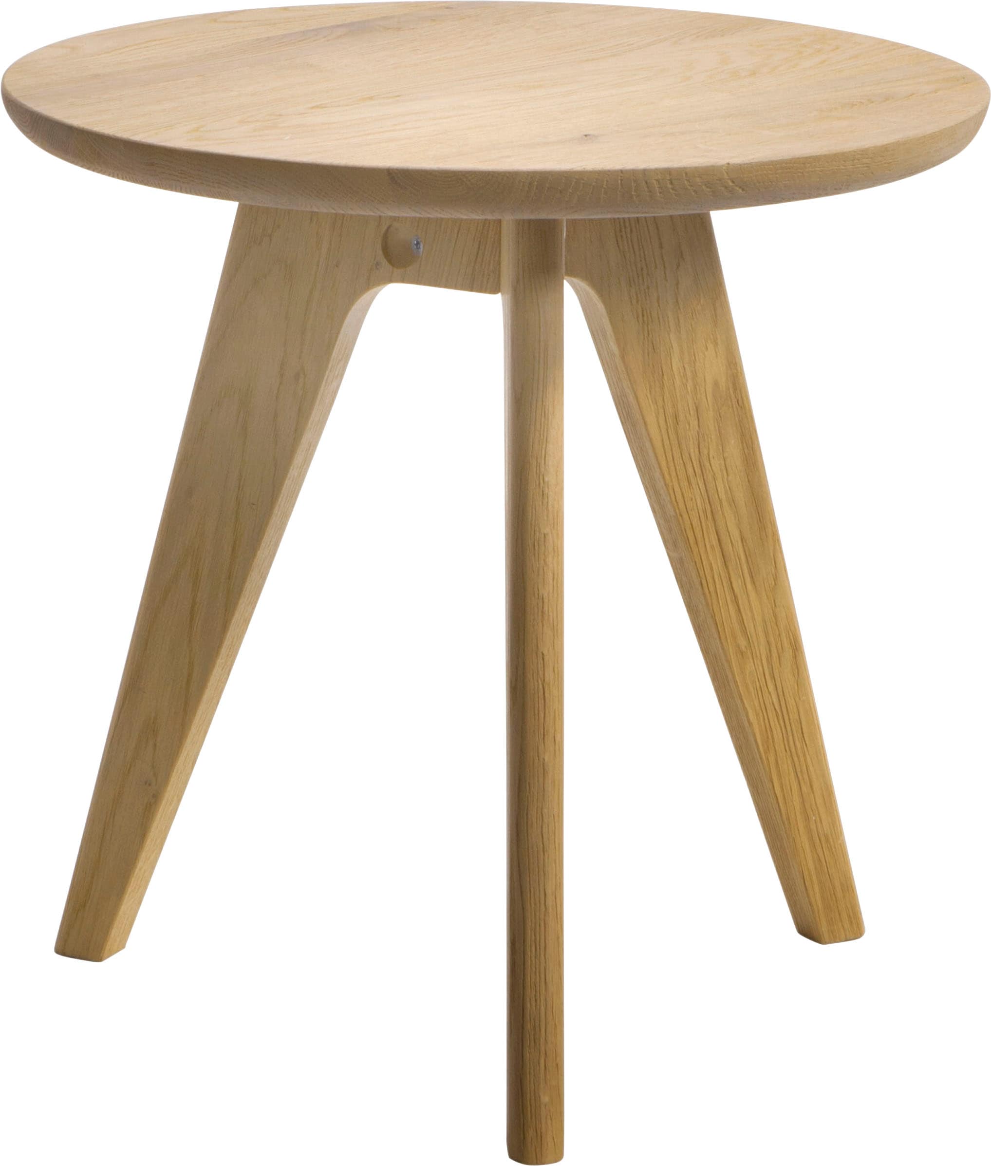 Nachttisch HASENA "Circo", braun (eiche bianco), B:45cm H:52cm T:45cm, Eiche massiv, Tische, Nachttisch