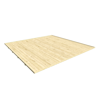 Gartenhaus-Fußboden NORDIC HOLZ "FELIX_FYNN 3", beige (natur), B:294cm H:2,8cm T:294cm, Holz, Gartenhaus-Fußböden, passend für die Gartenhäuser Finn und Felix Image