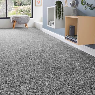 Teppichboden ANDIAMO "Matz, Schlinge, Made in Belgium", grau, B:400cm H:6mm L:800cm, Kunstfaser, Teppiche, meliert, Breite 400 cm oder 500 cm, strapazierfähig & pflegeleicht Image