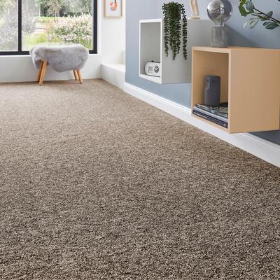 Teppichboden ANDIAMO "Matz, Schlinge, Made in Belgium", braun (braun, schwarz), B:400cm H:6mm L:1400cm, Kunstfaser, Teppiche, meliert, Breite 400 cm oder 500 cm, strapazierfähig & pflegeleicht Image