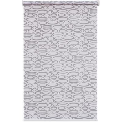 Batterierollo SUNLINES "Premium Style Batterierollo Circles" Gr. 5, grau, B:90cm H:170cm, Polyester, Rollos, im Fixmaß Image