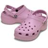 Clog CROCS "Classic Platform Clog W", Damen, Gr. 39, lila (fliederfarbe), modisch, Schuhe, Plateau, Sommerschuh, Schlappen, Hausschuh, trendige Plateausohle