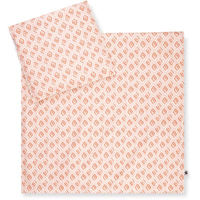 Kinderbettwäsche JULIUS ZÖLLNER "Baby- und Kinderbettwäsche aus 100% Bio-Baumwolle", blau (raute), B/L: 80cm x 80cm, , Linon, B/L: 35cm x 40cm, Linon, Obermaterial: 100% Baumwolle, Bettwäsche, erhältlich in den Größen 80x80+35x40cm und 100x135+40x60cm