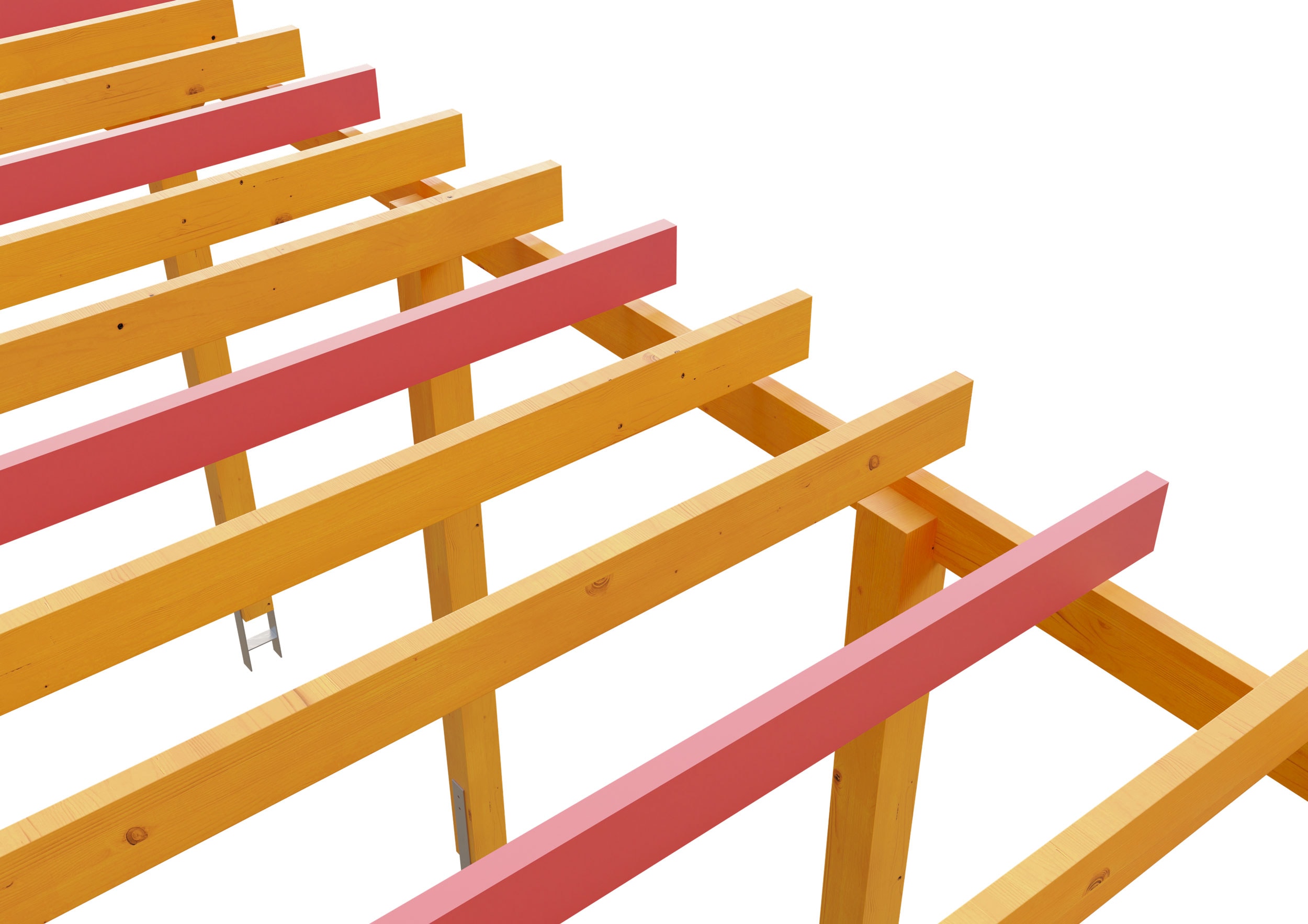 Carport-Stützelement SKANHOLZ "Schneelasterhöhung", braun (eiche hell), Stützelemente, sk=2,50kN/m²