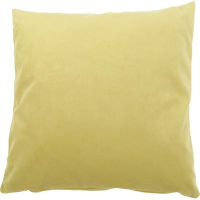 Dekokissen GÖZZE "Duval", grün (grün, unifarben), B:60cm L:60cm, Polyester, Dekokissen_Sitzkissen_Kissenhüllen, mit Reißverschluss, Kissenhüle ohne Füllung, 2 Stück Image