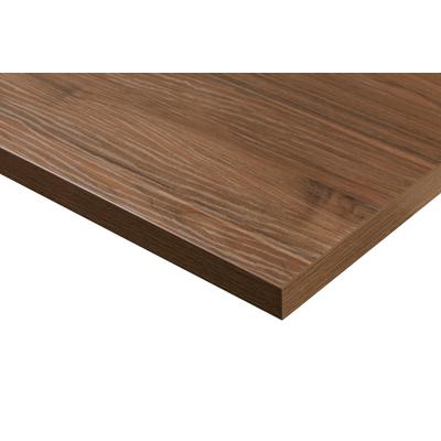 Arbeitsplatte KOCHSTATION "KS-Scafa", braun (nussbaum tabak), B:190cm H:4cm T:60cm, Holzwerkstoff, Tischplatten, in verschiedenen Breiten, Stärke 4 cm Image