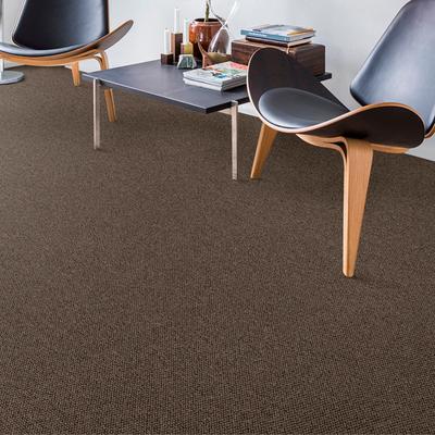 Teppichboden ANDIAMO "Tulsa, Schlinge, Made in Belgium", braun, B:500cm H:6mm L:700cm, Kunstfaser, Teppiche, meliert, Breite 400 cm oder 500 cm, strapazierfähig & pflegeleicht Image