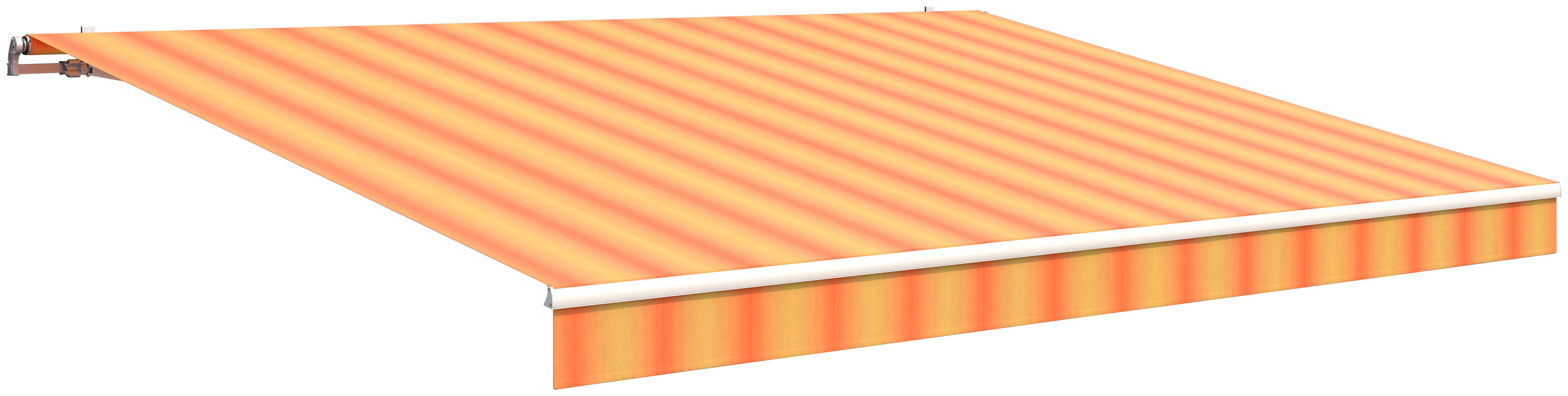 Gelenkarmmarkise WISMAR "Classic", orange (orange, gelb), B:500cm H:25cm, Polyacryl, Markisen Image