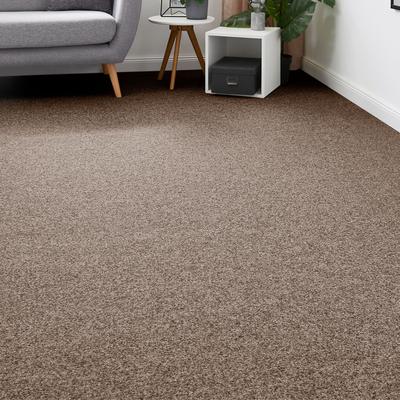 Teppichboden ANDIAMO "Invita, Nadelvlies, Made in Belgium", beige, B:400cm H:5mm L:450cm, Kunstfaser, Teppiche, melierte Optik, Breite 200 cm oder 400 cm, robust & strapazierfähig Image