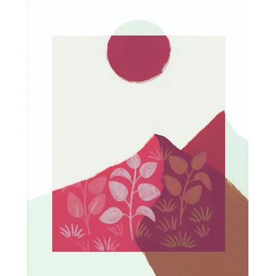 Bild KOMAR "Plant a Garden", pink (farbe bild(er): pink), B:40cm H:50cm, Papier, Holz, Bilder, Wandbild zur Dekoration - ohne Rahmen Image