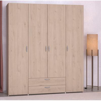 Drehtürenschrank PARISOT "Daily 11", braun (jackson eiche nachbildung), B:160cm H:185cm T:51cm, Spanplatte, Schränke Image