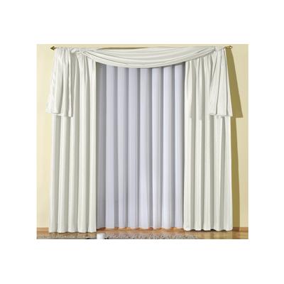 Vorhang WIRTH "Janine" Gr. 2, beige (cremeweiß), B:135cm H:175cm, Jacquard, Polyester, Gardinen Image