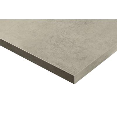 Arbeitsplatte KOCHSTATION "KS-Scafa", grau (beton hell), B:150cm H:4cm T:60cm, Holzwerkstoff, Tischplatten, in verschiedenen Breiten, Stärke 4 cm Image