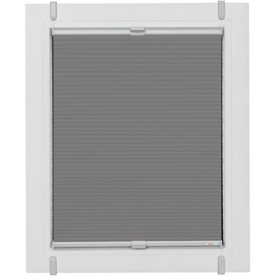 Plissee SUNLINES "Start-up Style Honeycomb", bunt (grau, silberfarben, silberfarben), B:45cm H:175cm, Obermaterial: 100% Polyester, Plissees, verspannt mit Simply-Fix Klemmträger, Wabenplissee, nach Maß Image