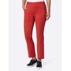 Schlupfhose CASUAL LOOKS, Damen, Gr. 19, Kurzgrößen, rot, 59% Baumwolle, 37% Polyester, 4% Elasthan, unifarben, lang, Hosen