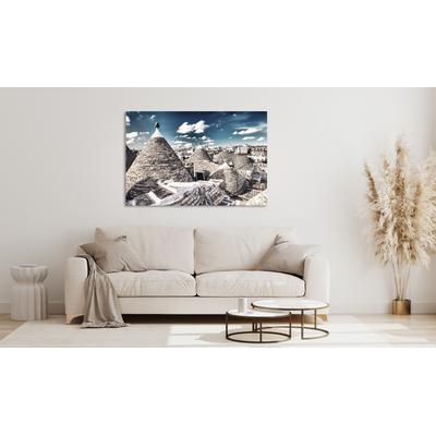 Acrylglasbild QUEENCE "Ellos", blau (farbe bild(er): blau), B:120cm H:80cm, Bilder, Fine Art-Print in Galeriequalität Image