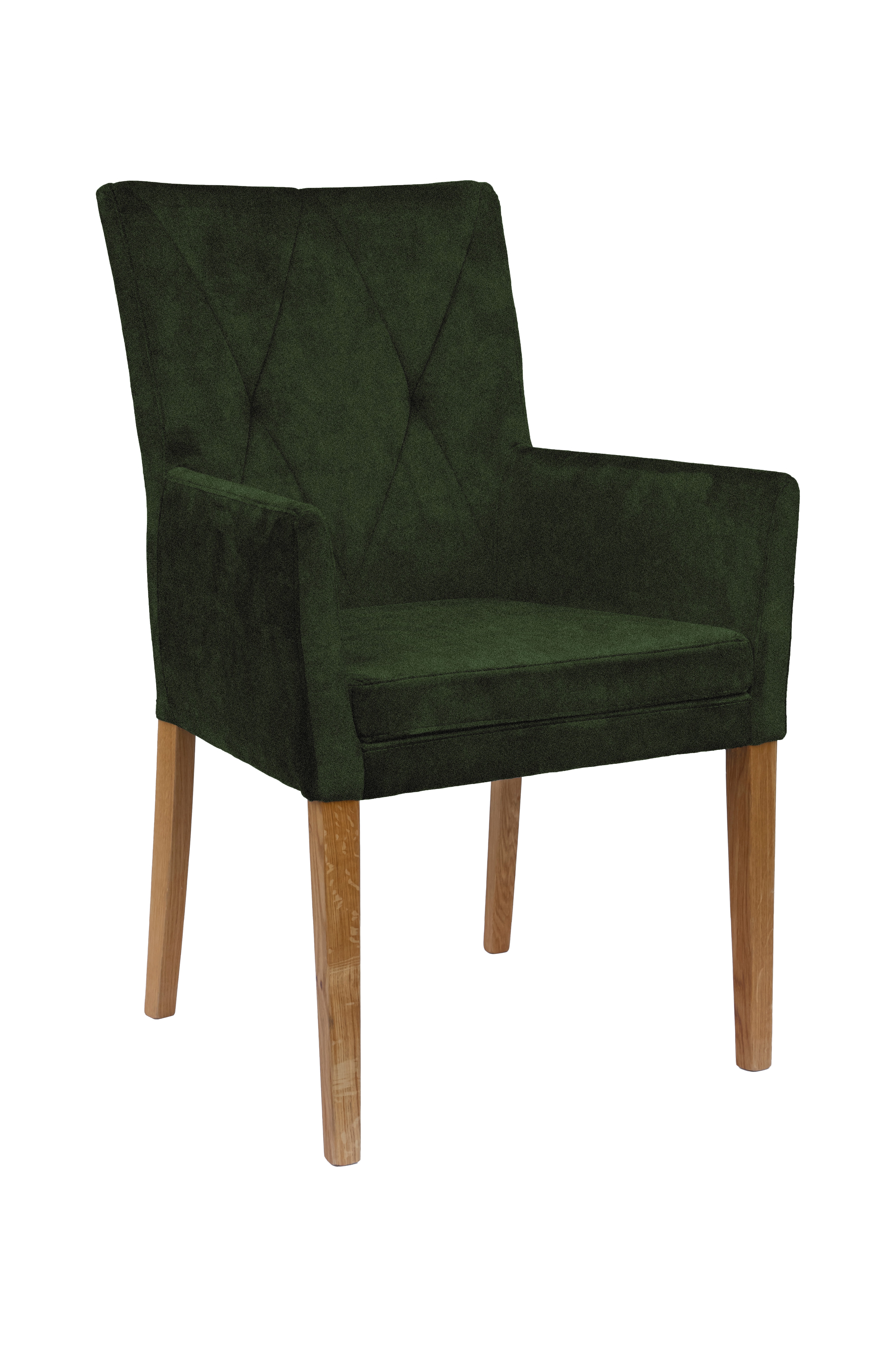 Armlehnstuhl HOME AFFAIRE "Diamond", braun (eiche, amour 5514, eiche natur), B:60cm H:94,5cm T:60cm, Polyester, Stühle Image
