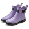 Gummistiefelette ELBSAND "Boots", Damen, Gr. 40, lila, Obermaterial: 100% Synthetik. Futter: 100% Textilmaterial. Decksohle: 100% Textilmaterial. Laufsohle: 100% Synthetik, unifarben, casual, Schuhe, aus wasserdichtem Material, Gummistiefel,...