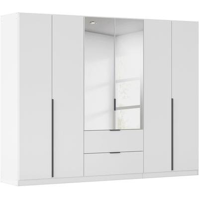 Drehtürenschrank RAUCH "Kleiderschrank Schrank Garderobe AGORDO mit Dekor- oder Hochglanzfront", weiß (alpinweiß), B:271cm H:210cm T:54cm, Holzwerkstoff, Schränke, mit Außenschubkästen, in 7 Breiten und 2 Höhen MADE IN GERMANY Image