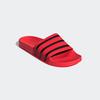 Badesandale ADIDAS ORIGINALS "ADILETTE SLIDES", Gr. 38, lucid rot, core schwarz, lucid rot, Synthetik, sportlich, Schuhe