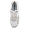 Sneaker REFLEXAN, Damen, Gr. 37, silber (weiß, silberfarben), Glattleder, Nubukleder, sportlich, Schuhe