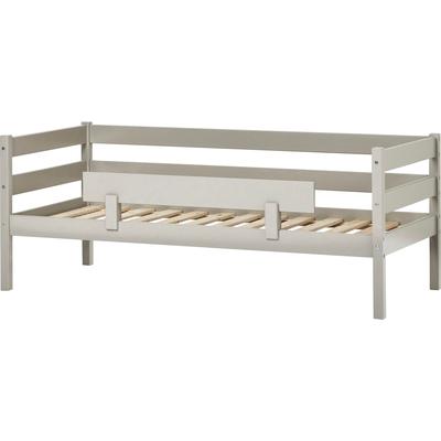 Einzelbett HOPPEKIDS "ECO Comfort Kinderbett, Kiefer Massivholz, Jugendbett inkl. Rollrost", grau (tauben grau), B:76cm H:65cm L:166cm, Kiefer massiv, Betten, 70x160 cm, wahlweise in verschieden Farben/ Matratze/ Absturzsicherung Image