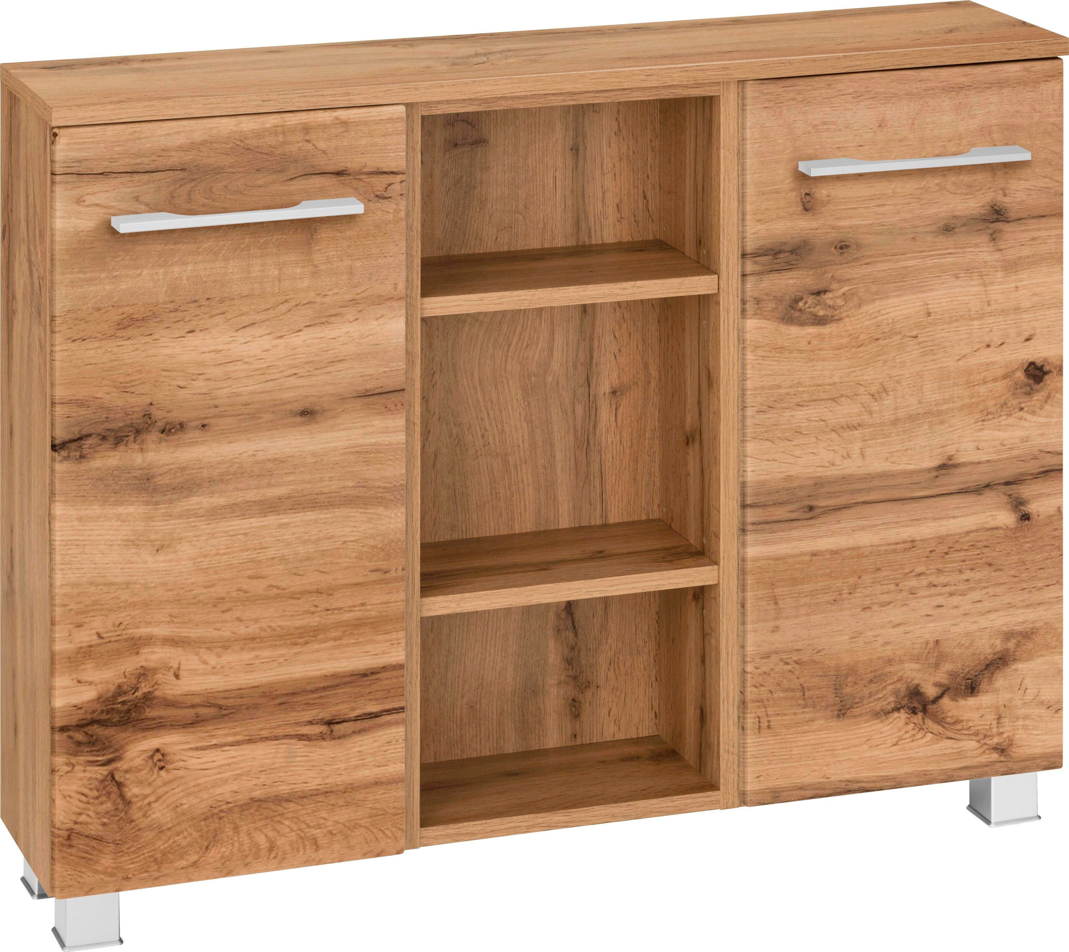 Badkommode WELLTIME "Soria", braun, B:90cm H:71cm T:20cm, MDF, Sideboards Image