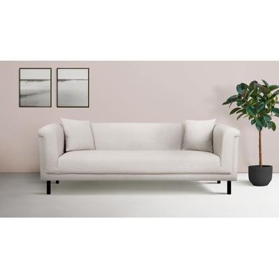 2-Sitzer INOSIGN "AGNIA B/T/H: 180/85/71 cm", beige (creme), B:180cm H:71,5cm T:85cm, 100% Polyester, Sofas, incl. Zierkissen, auch in Cord und Bouclé Image
