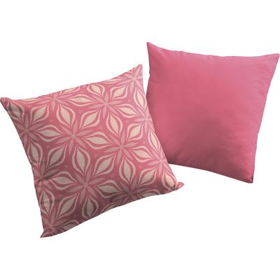 Kissenhülle ADAM "Retro Floret", pink, B:50cm L:50cm, Baumwolle, Obermaterial: 100% Baumwolle, Kissenbezüge, GOTS zertifiziert Image