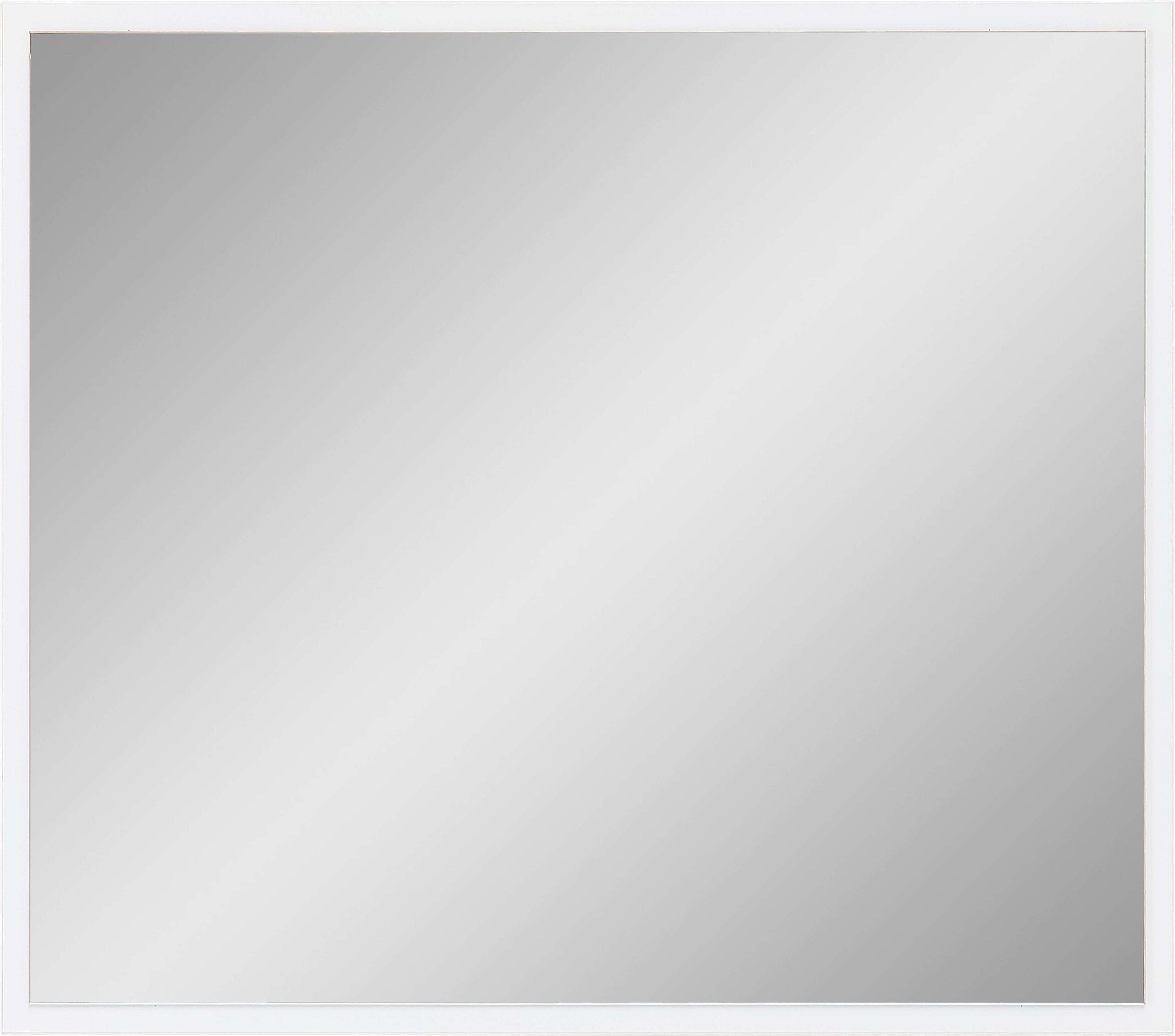 Garderobenspiegel INNOSTYLE "Memphis Wandspiegel, 80x70x2cm (B/H/T)", weiß, B:80cm H:70cm T:2cm, Holzwerkstoff, Spiegelglas, Spiegel, Garderobenspiegel, Rahmen